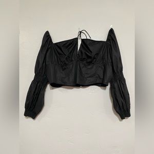 Missguided/Mossimo Off Shoulder Long Sleeve Crop Top Plus Size 24